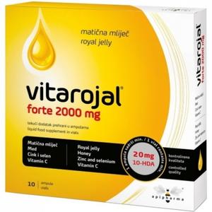 Apipharma Vitarojal Forte 2000mg matična mliječ 10 ampula