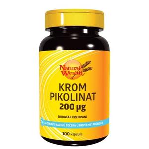 Natural Wealth Krom pikolinat 100 kapsula
