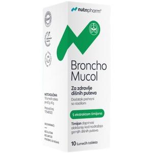 Nutripharm BronchoMucol 10 šumećih tableta